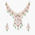 Mayuri CZ Silver Necklace Set