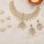 Neela Gold-Plated CZ Silver Necklace Set