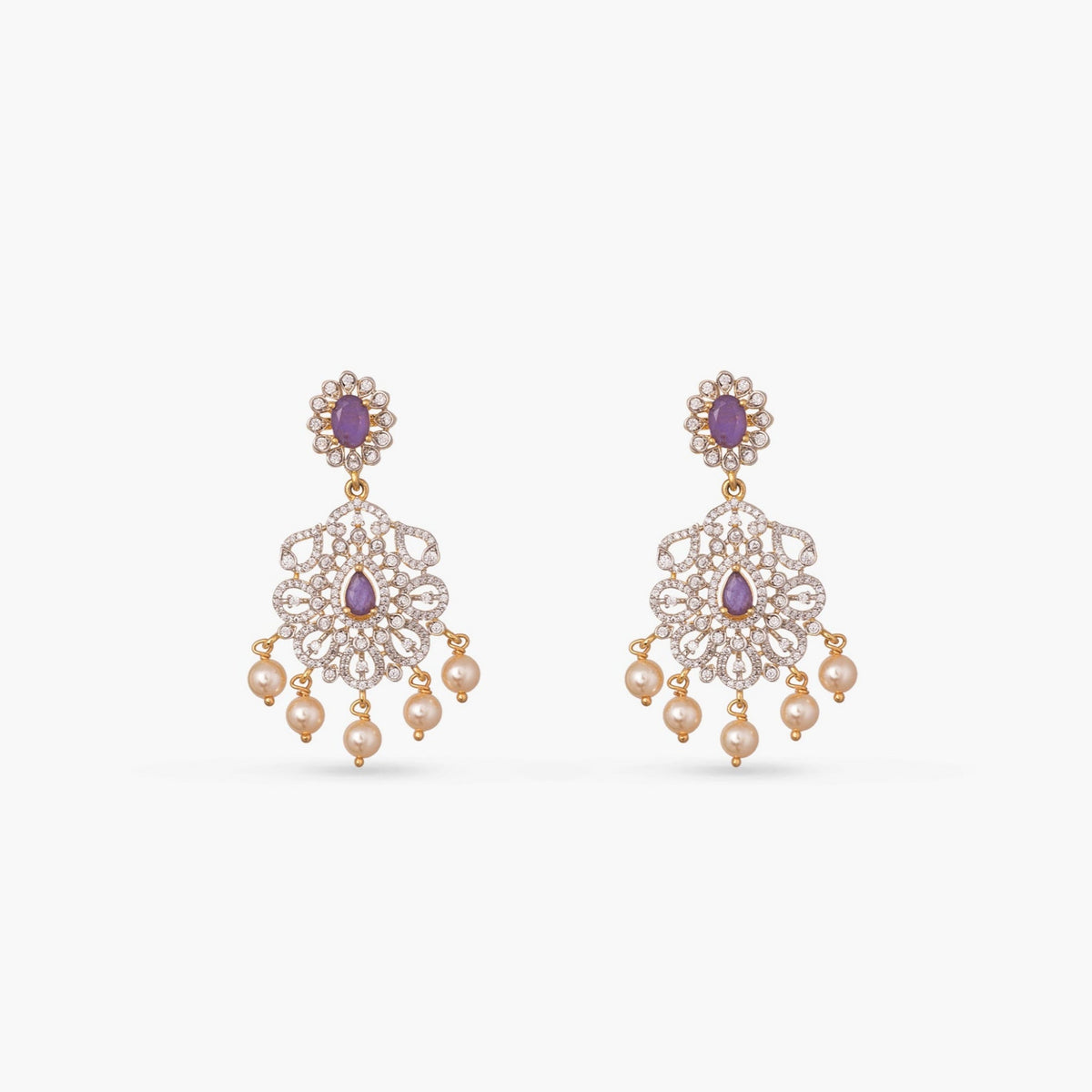 Necklace Amara CZ Silver Necklace Set