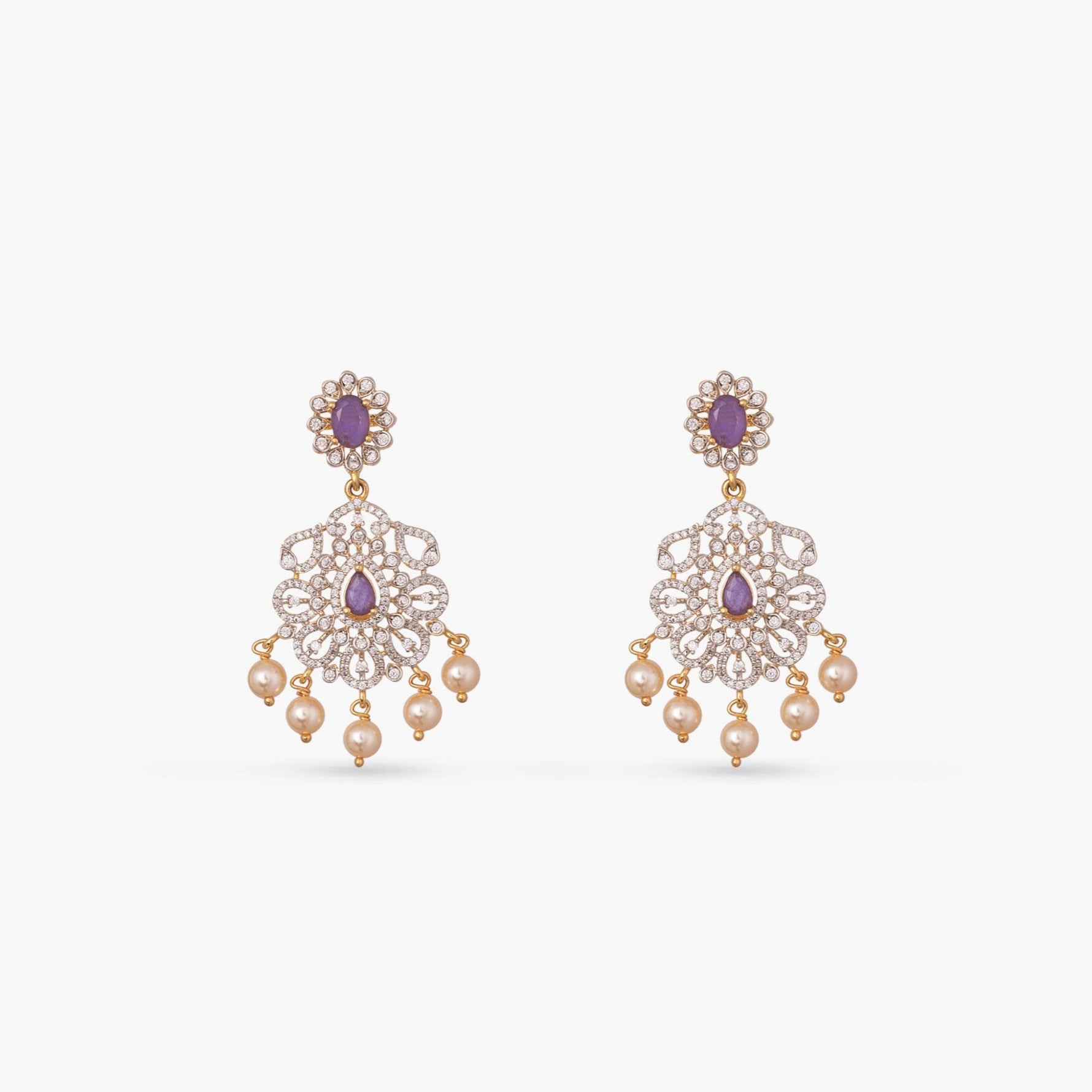 Necklace Amara CZ Silver Necklace Set