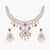 Amara CZ Silver Necklace Set