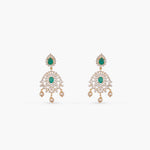 Necklace Rhea Double Layered CZ Silver Necklace Set