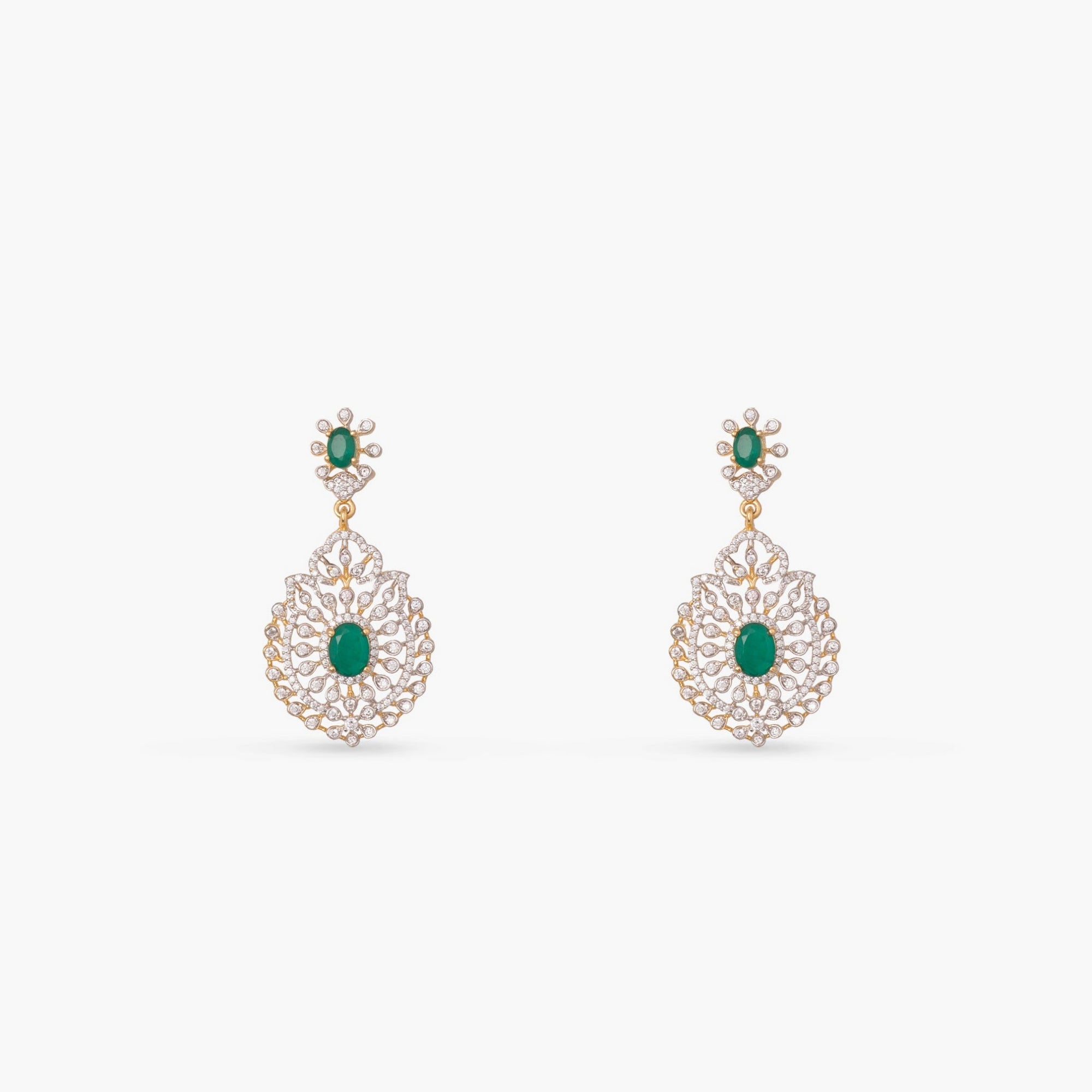  Aarika Layered CZ Silver Necklace Set