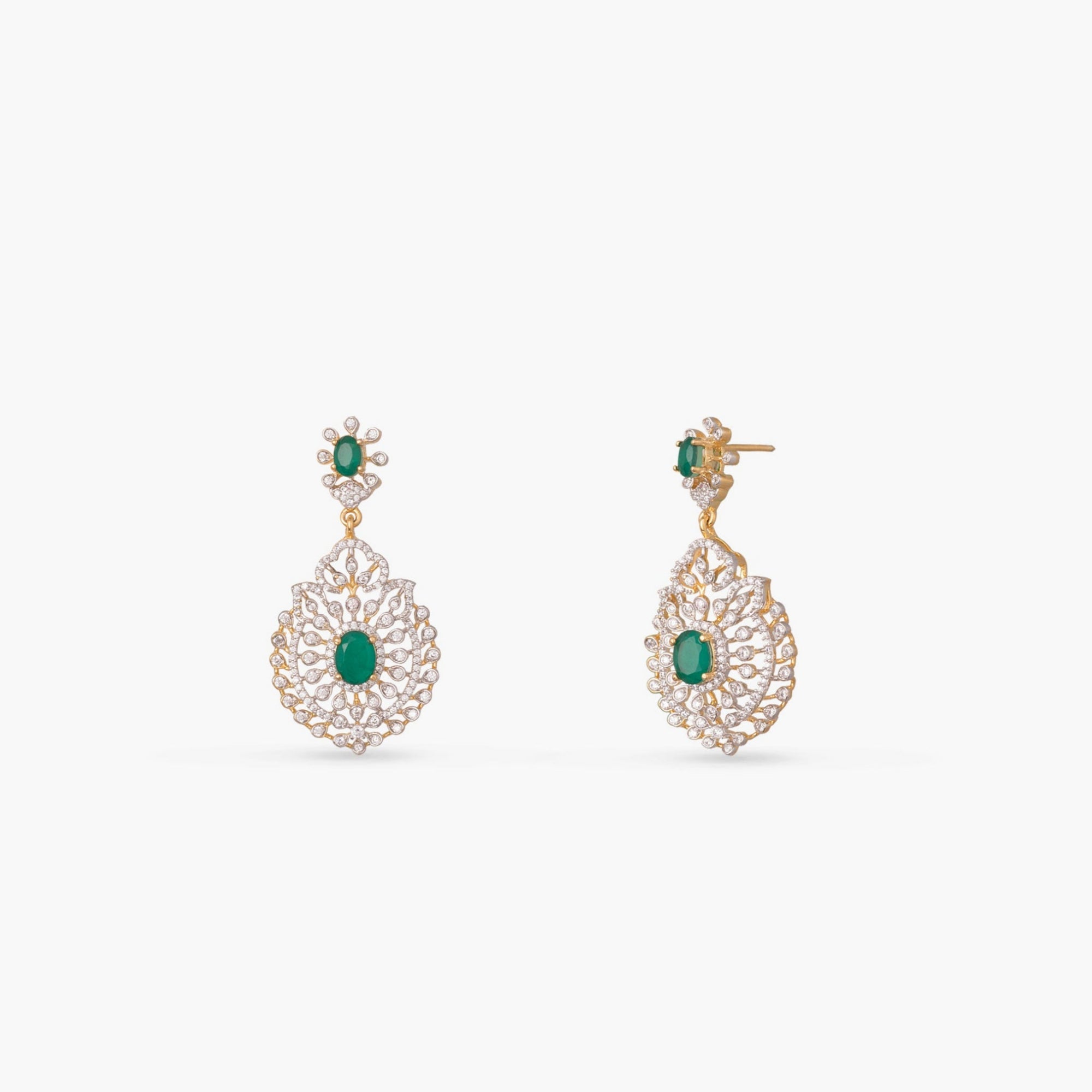  Aarika Layered CZ Silver Necklace Set