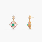 Meera CZ Silver Necklace Set