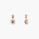 Swari CZ Silver Necklace Set