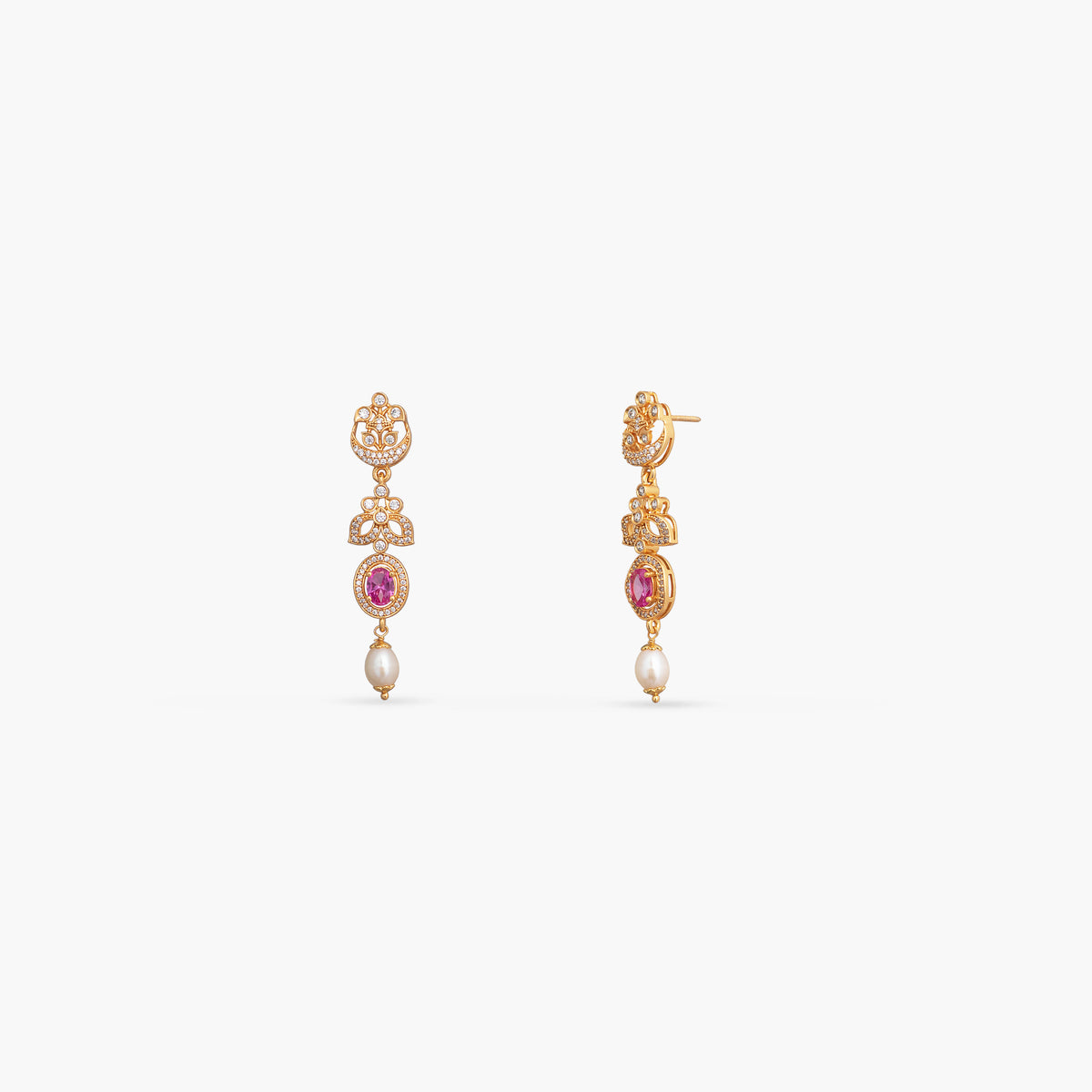 Evara CZ Silver Necklace Set
