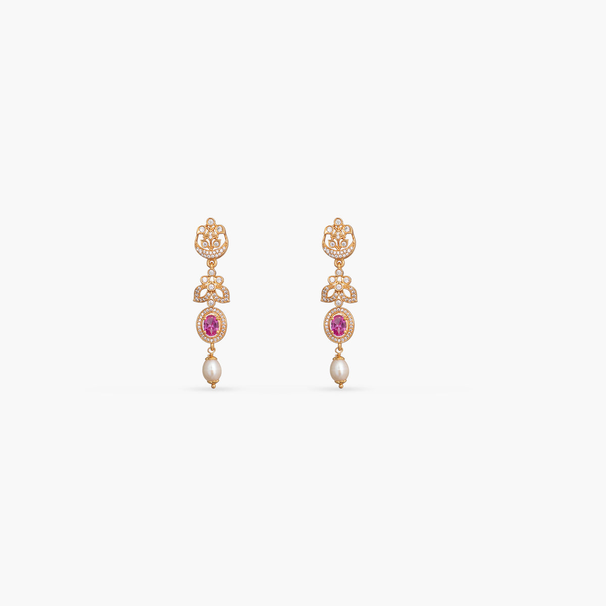 Evara CZ Silver Necklace Set