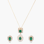 Pendants Verda CZ Silver Pendant Set