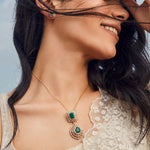 Pendants Verda CZ Silver Pendant Set