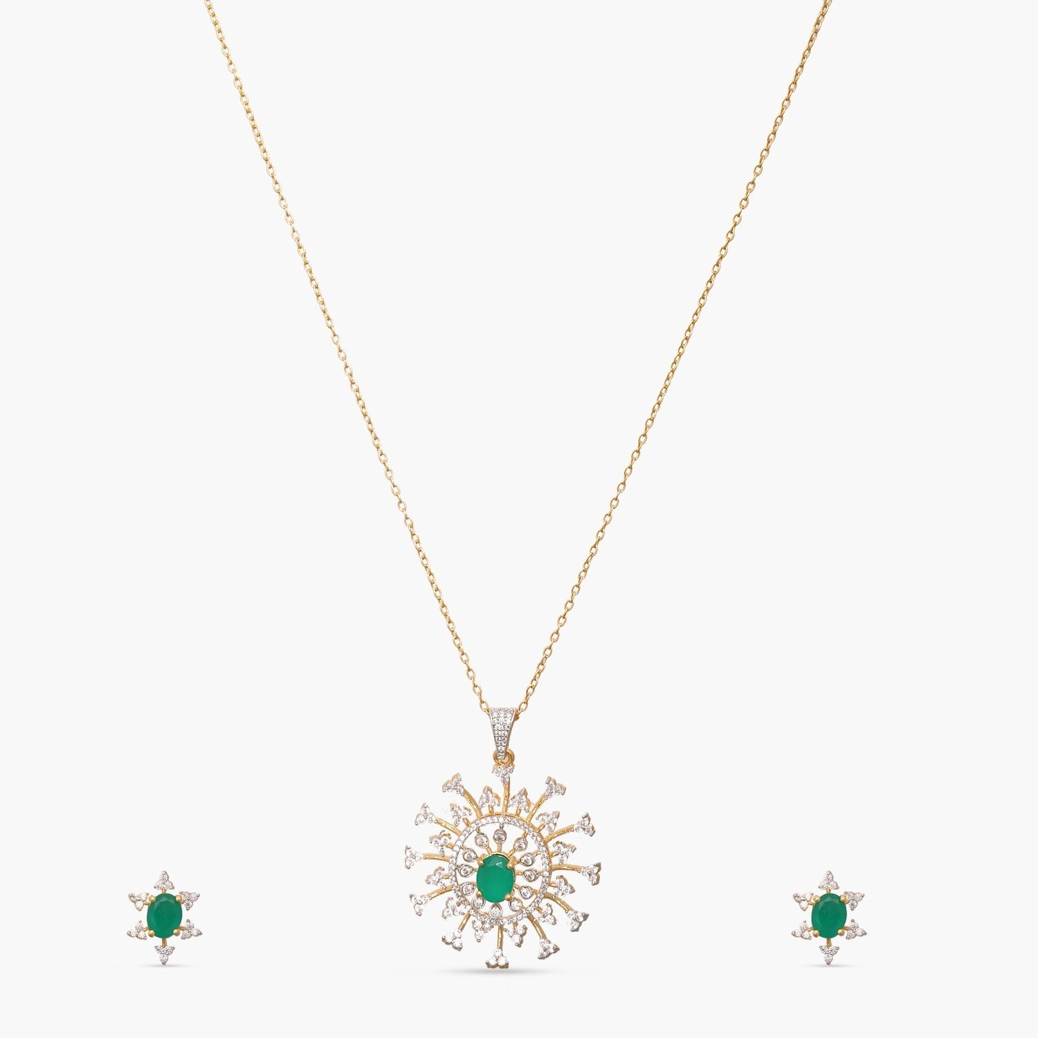 Pendants Celeste CZ Silver Pendant Set