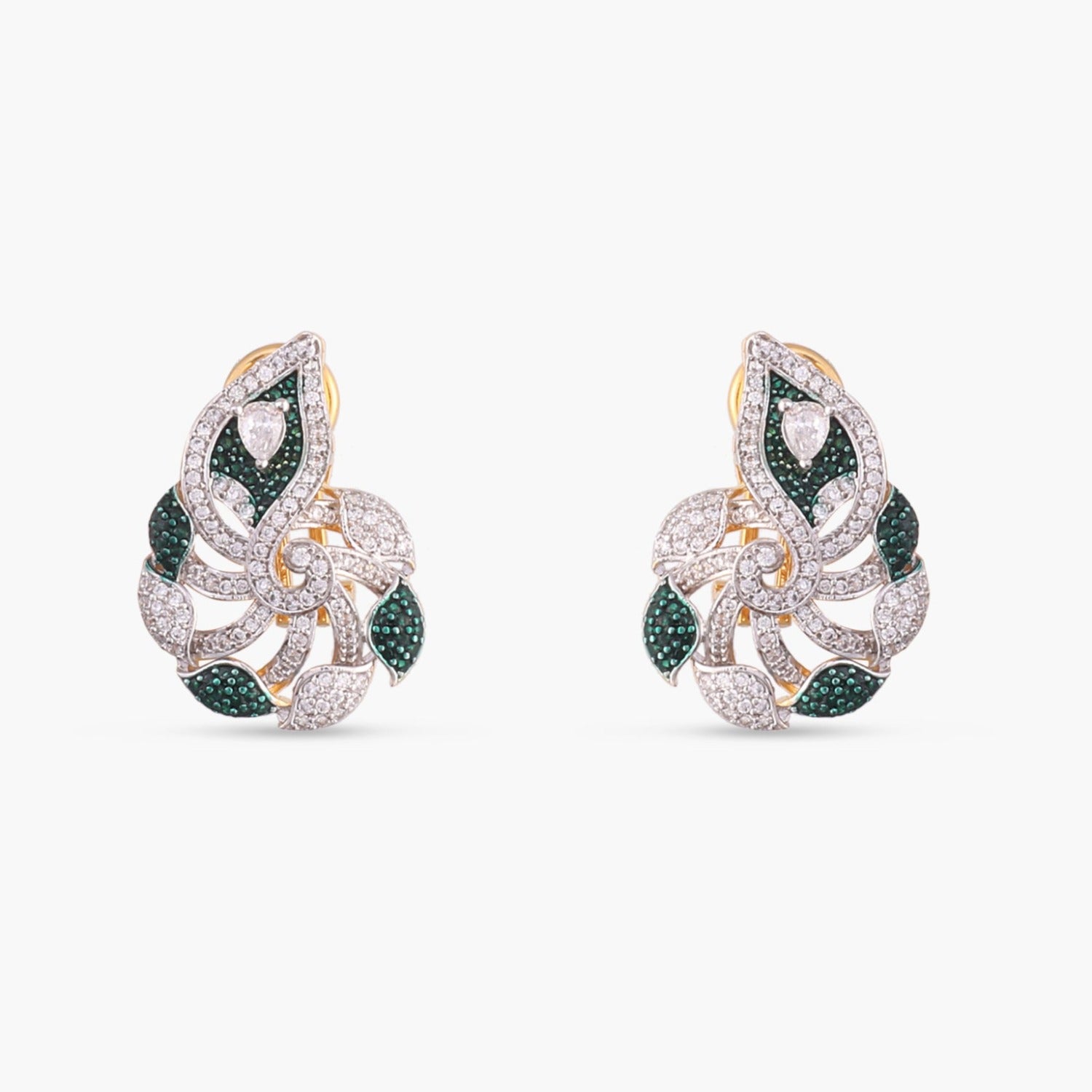 Pendants Peacock Majesty CZ Silver Pendant Set