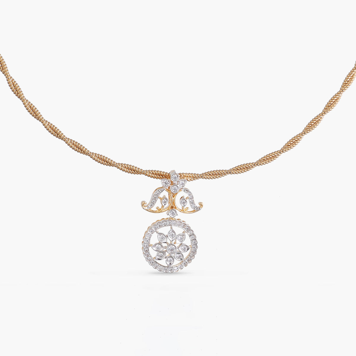 Tara CZ Silver Pendant Necklace