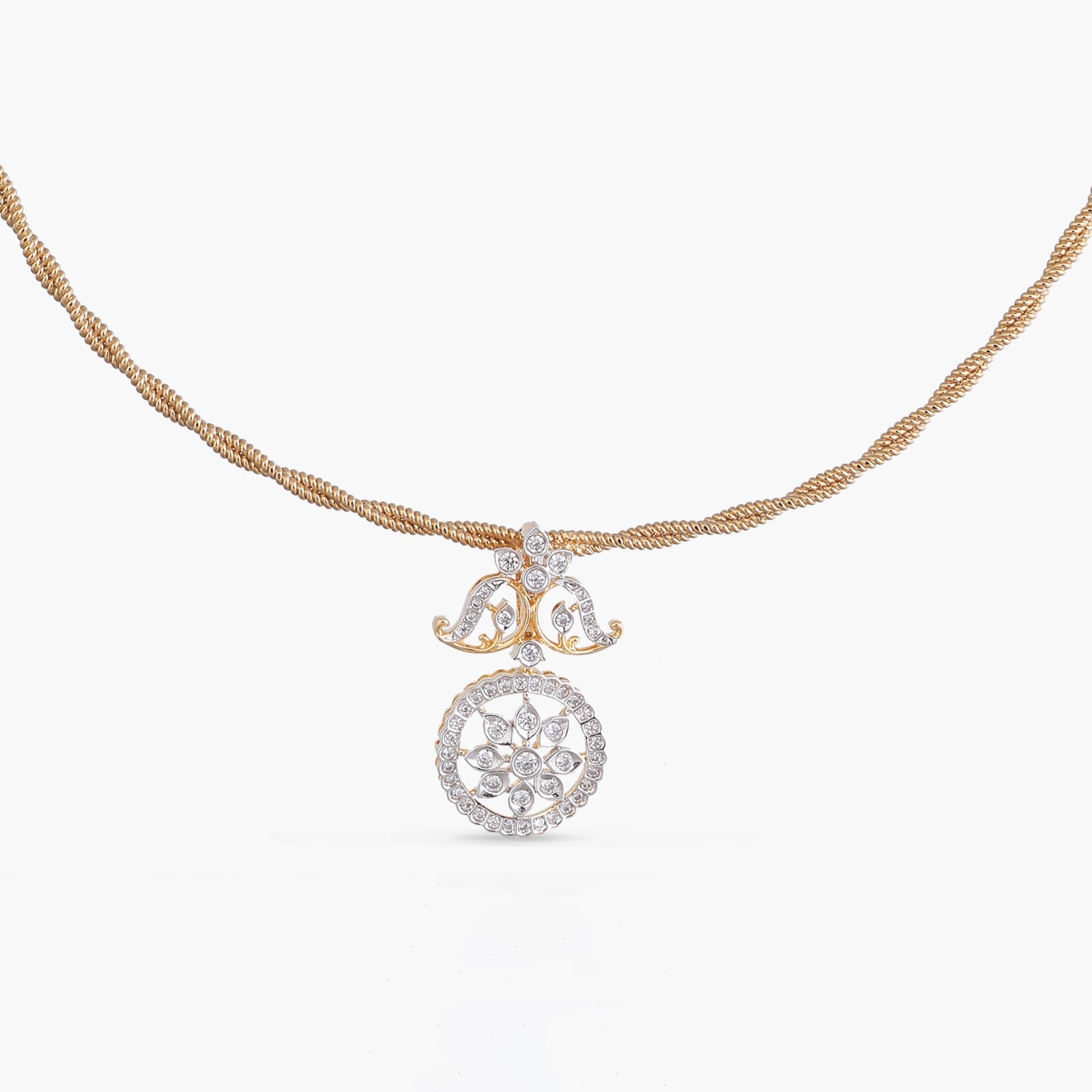 Tara CZ Silver Pendant Necklace