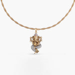 Pendants Vinayaka Antique Silver Pendant Necklace