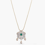 Pendants Pratyusha CZ Silver Pendant Necklace
