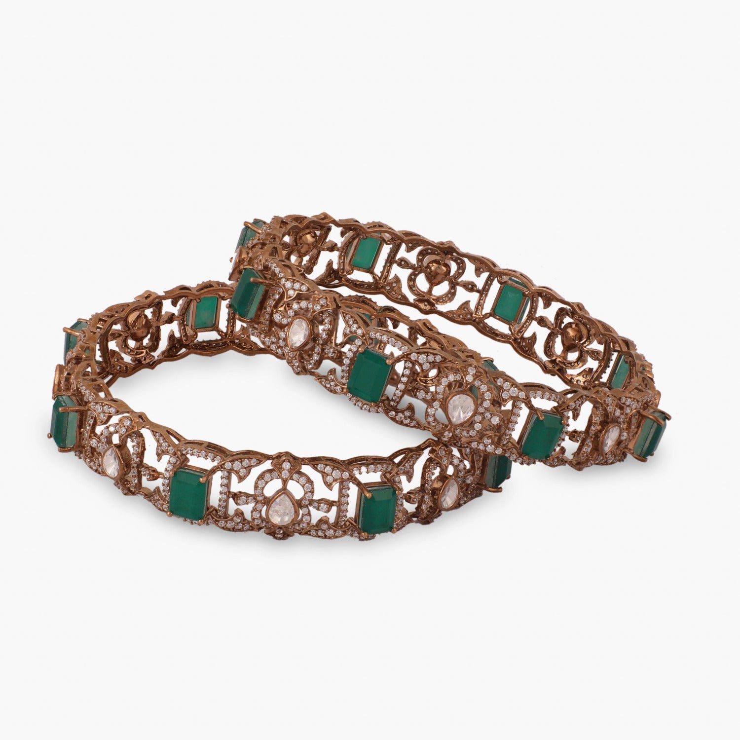 Bangles Noah Moissanite Silver Bangles