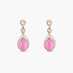 Earrings Pearl Moissanite Silver Drop Earrings