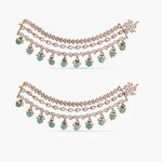 Earrings Aparaa Elegance Moissanite Silver Ear Chain