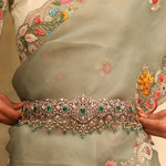 Waist Band Rasika Moissanite Silver Waist Band