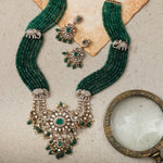 Necklaces Elephant Tassel Moissanite Silver Necklace Set