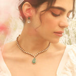 Necklaces Modern Moissanite Silver Necklace Set