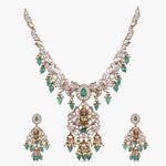 Necklaces Akhila Moissanite Silver Necklace Set