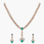 Necklaces Moissanite Classic Silver Necklace Set