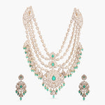 Necklaces Advaita Moissanite Silver Layered Necklace Set