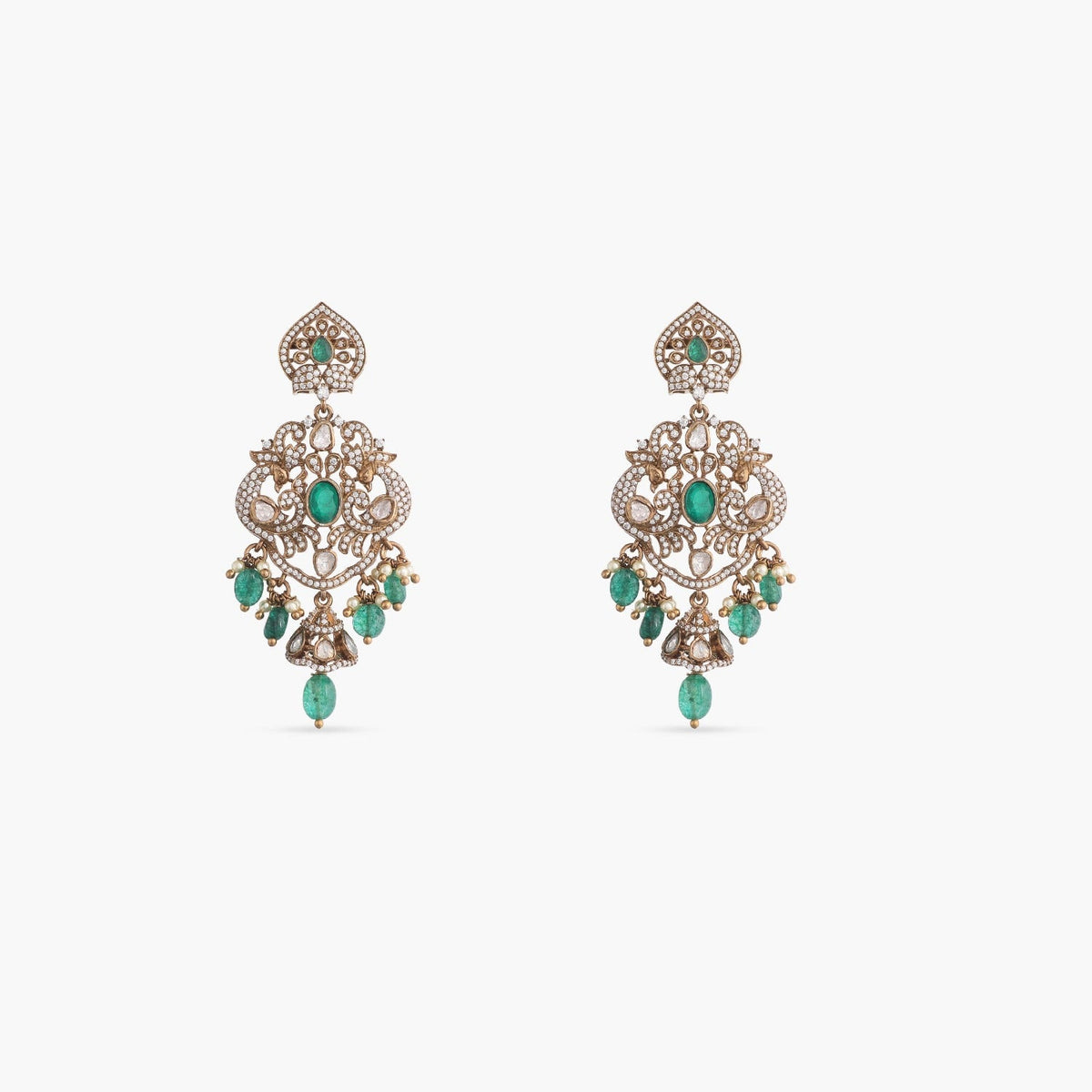 Necklaces Advaita Moissanite Silver Layered Necklace Set