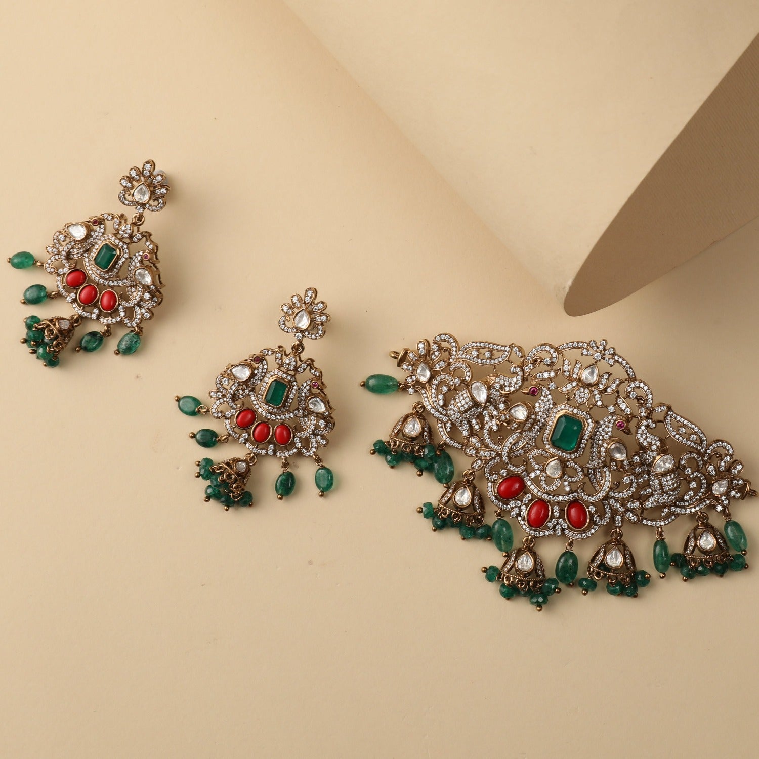 Necklaces Sirisa Moissanite Silver Choker Set