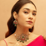 Necklaces Sirisa Moissanite Silver Choker Set