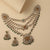 Janaki Moissanite Silver Grand Necklace Set