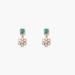 Necklaces Radiant Floral Moissanite Silver Necklace Set