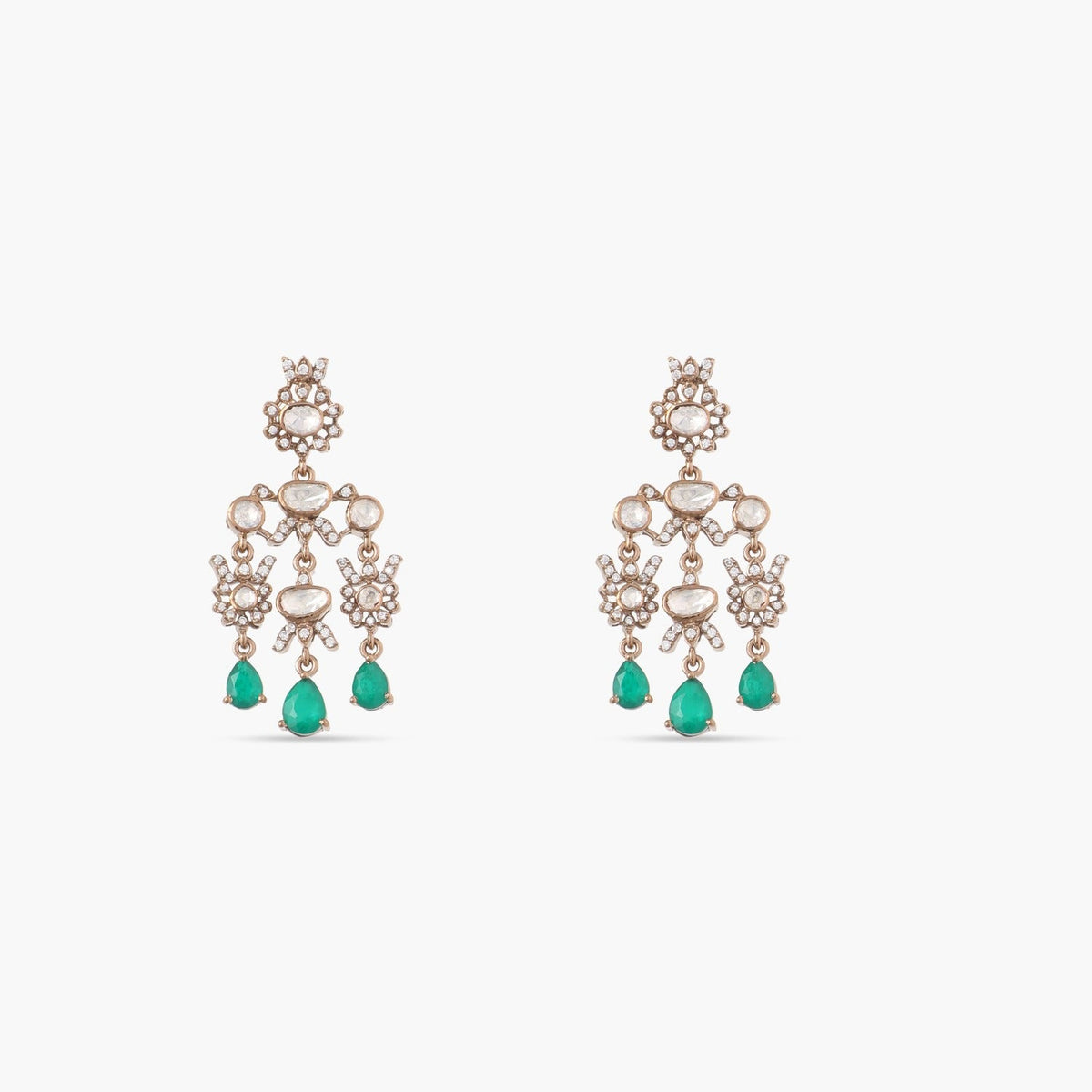 Necklaces Antara Moissanite Silver Layered Necklace Set