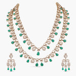 Necklaces Antara Moissanite Silver Layered Necklace Set