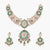 Kumbhi Moissanite Statement Silver Necklace Set