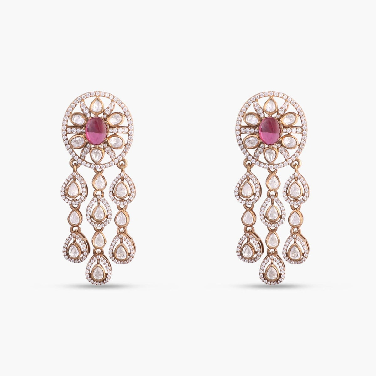 Necklace Reem Moissanite Dual Layer Silver Necklace Set