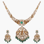Necklace Tarini Nakshi Moissanite Silver Necklace Set
