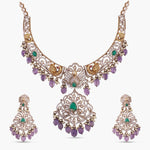 Necklace Yasmin Moissanite Silver Hasli Necklace Set