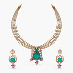 Necklace Samaira Moissanite Silver Necklace Set