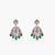  Ishani Moissanite Victorian Silver Necklace Set