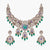  Ishani Moissanite Victorian Silver Necklace Set