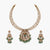 Diya Kempu Antique Silver Necklace Set