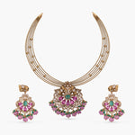 Necklace Hansini Kempu Antique Silver Necklace Set