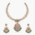 Pranika Kempu Antique Silver Necklace Set