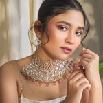 Choker Vera CZ Silver Choker Set