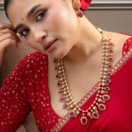 Vaanya Moissanite Silver Necklace Set