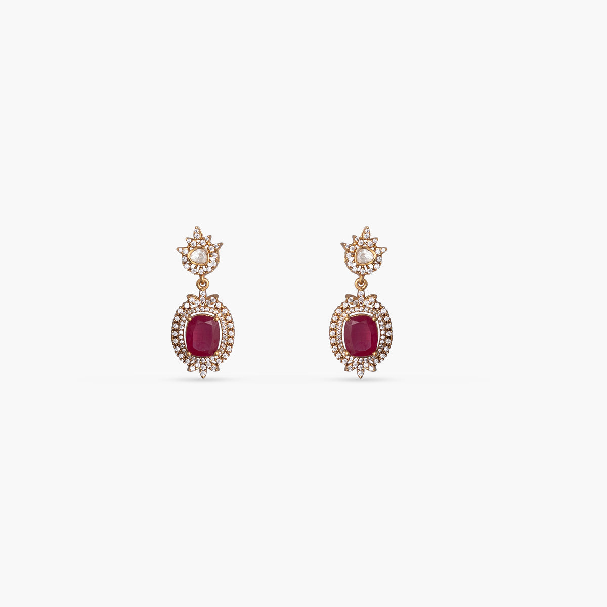 Vaanya Moissanite Silver Necklace Set