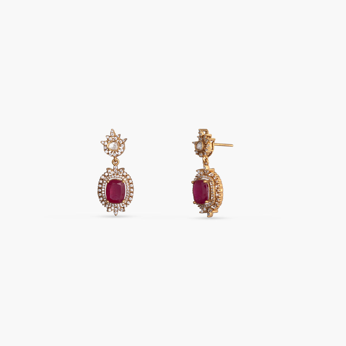 Vaanya Moissanite Silver Necklace Set
